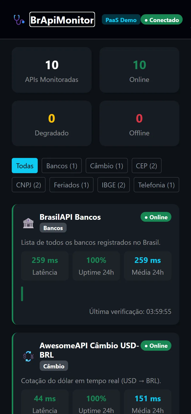 Preview 6 de BrApiMonitor